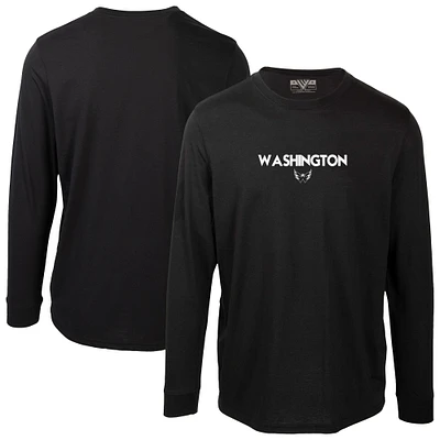 T-shirt à manches longues Oscar City Capsule pour homme, noir, Washington Capitals