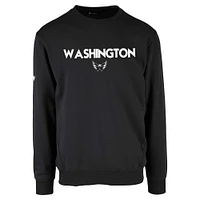 Men's Levelwear  Black Washington Capitals Zane City Capsule Pullover Sweatshirt
