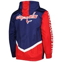 Men's Mitchell & Ness Navy Washington Capitals Undeniable Full-Zip Windbreaker