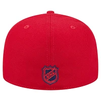 Men's New Era Red Washington Capitals Core 59FIFTY Fitted Hat