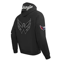 Men's Pro Standard  Black Washington Capitals Paint the City Pullover Hoodie