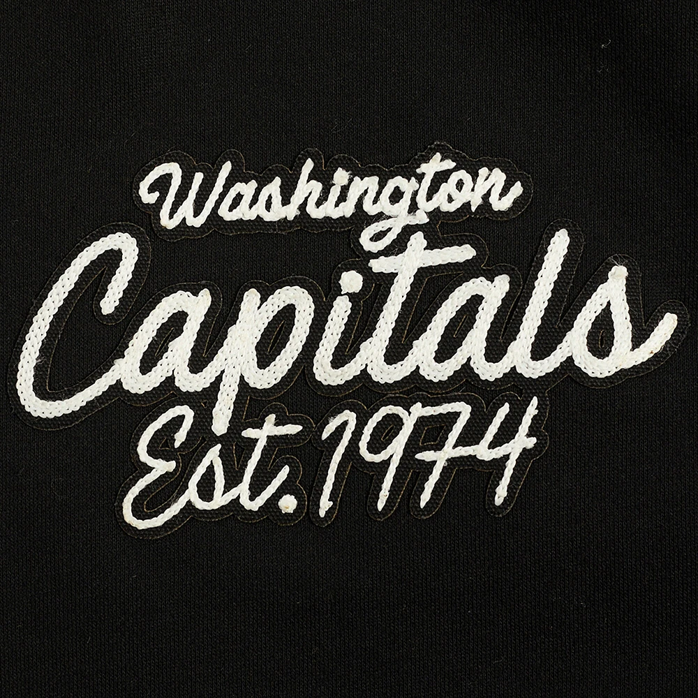 Men's Pro Standard  Black Washington Capitals Paint the City Pullover Hoodie