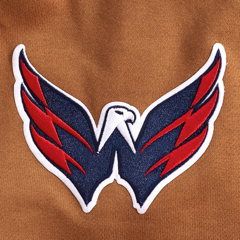 Men's Pro Standard  Brown Washington Capitals Paint the City Pullover Sweatshirt