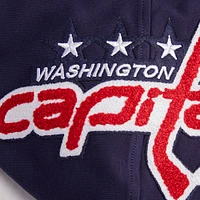 Men's Pro Standard Navy Washington Capitals Classic Chenille Full-Zip Hoodie Jacket