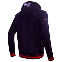 Men's Pro Standard Navy Washington Capitals Retro Classic Fleece Pullover Hoodie