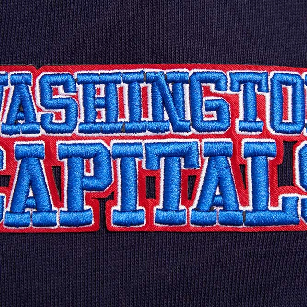 Men's Pro Standard Navy Washington Capitals Retro Classic Fleece Pullover Hoodie