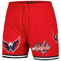 Men's Pro Standard Red Washington Capitals Classic Mesh Shorts