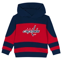 Toddler Navy/Red Washington Capitals Puck Hero Fleece Hoodie and Sweatpants Set
