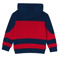 Toddler Navy/Red Washington Capitals Puck Hero Fleece Hoodie and Sweatpants Set