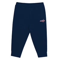 Toddler Navy/Red Washington Capitals Puck Hero Fleece Hoodie and Sweatpants Set