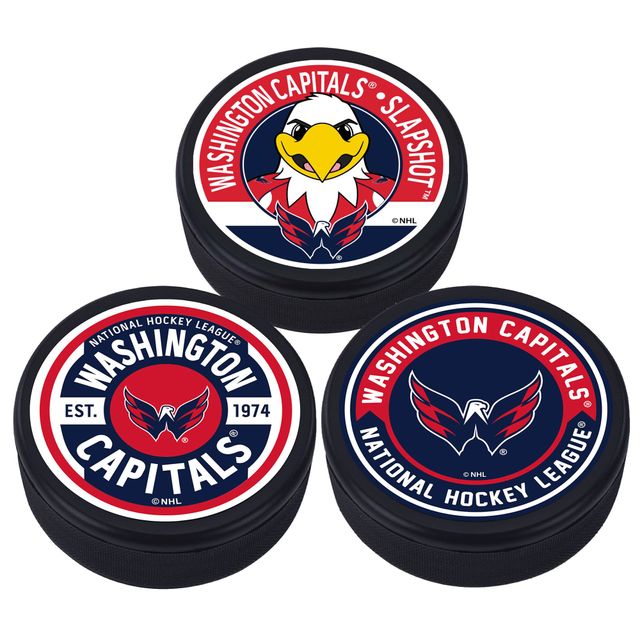 Capitals de Washington - Paquet de 3 rondelles