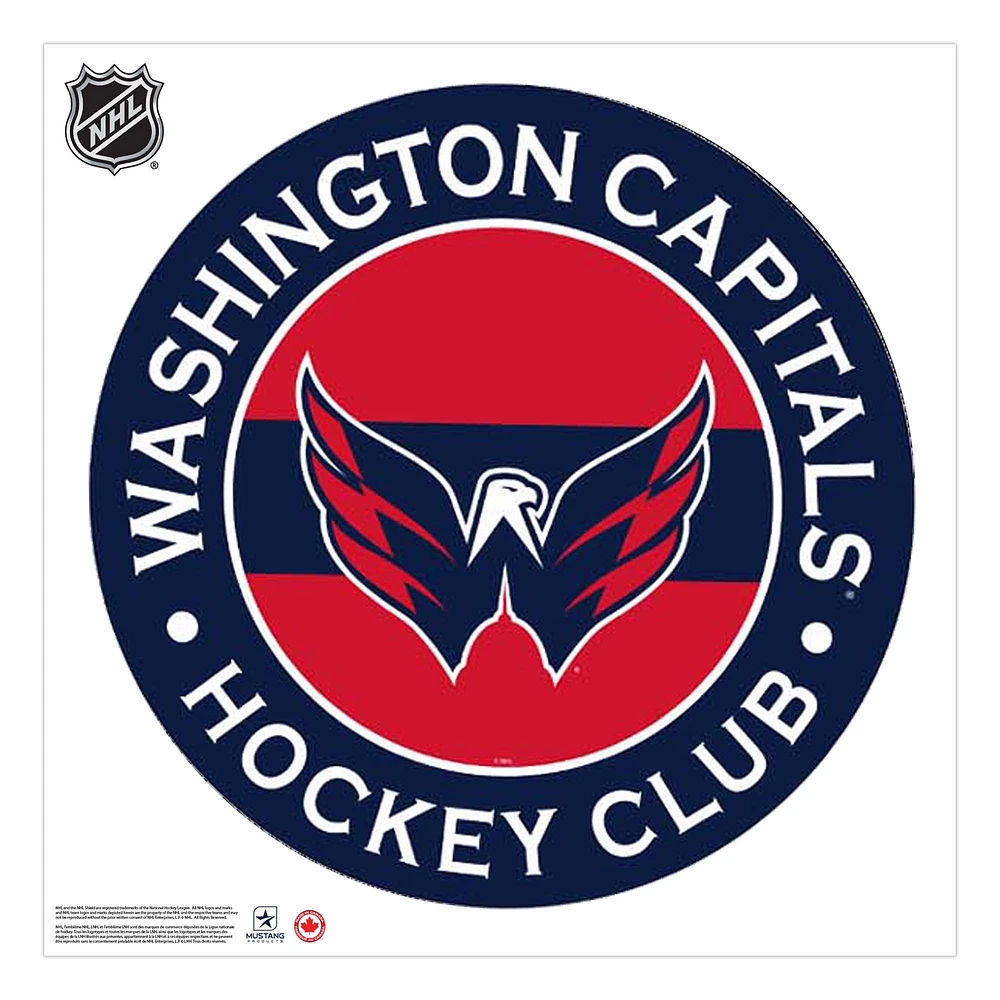 Washington Capitals - 36'' x 36'' Team Repositional Stripe Design Vinyl Wall Decal