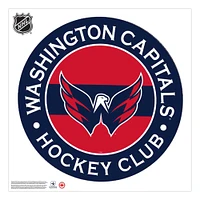 Washington Capitals - 36'' x 36'' Team Repositional Stripe Design Vinyl Wall Decal