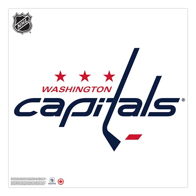 Washington Capitals - Sticker mural en vinyle repositionnable d'équipe 36'' x 36''