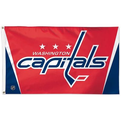 WinCraft Washington Capitals 3' x 5' Deluxe - Drapeau simple face
