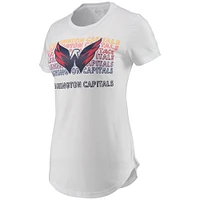 Women's Concepts Sport White/Charcoal Washington Capitals Sonata T-Shirt & Leggings Set