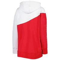 Women's DKNY Sport Red/White Washington Capitals Gina Full-Zip Hoodie