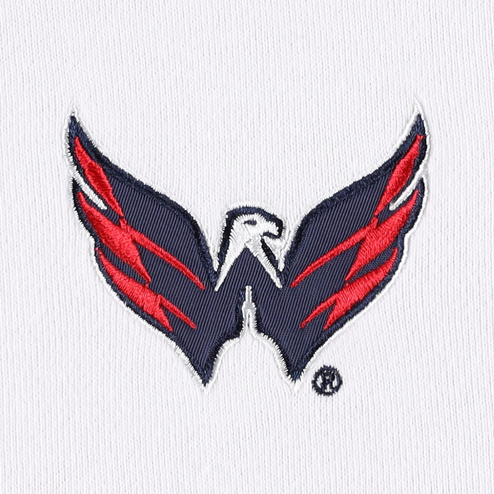 Women's DKNY Sport Red/White Washington Capitals Gina Full-Zip Hoodie