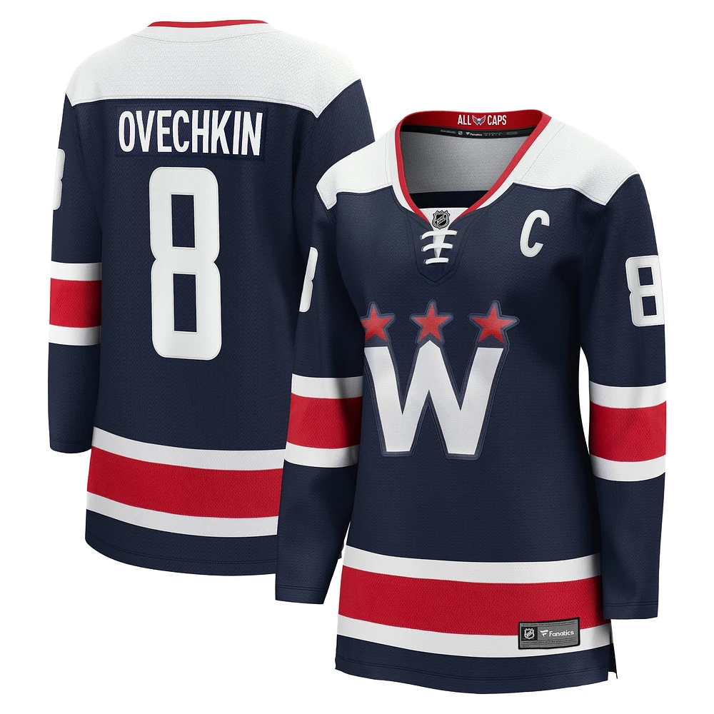 Women's Fanatics Alexander Ovechkin Navy Washington Capitals Alternate Premier Breakaway Player Jersey