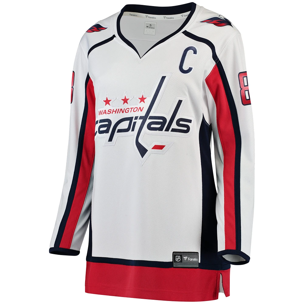 Femmes fanatiques de marque Alexander Ovechkin White Washington Capitals Breakaway - Maillot joueur
