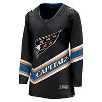 Women's Fanatics Black Washington Capitals Alternate 50th Anniversary Breakaway Jersey