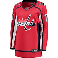 Women's Fanatics Charlie Lindgren Red Washington Capitals Home Breakaway Player Jersey