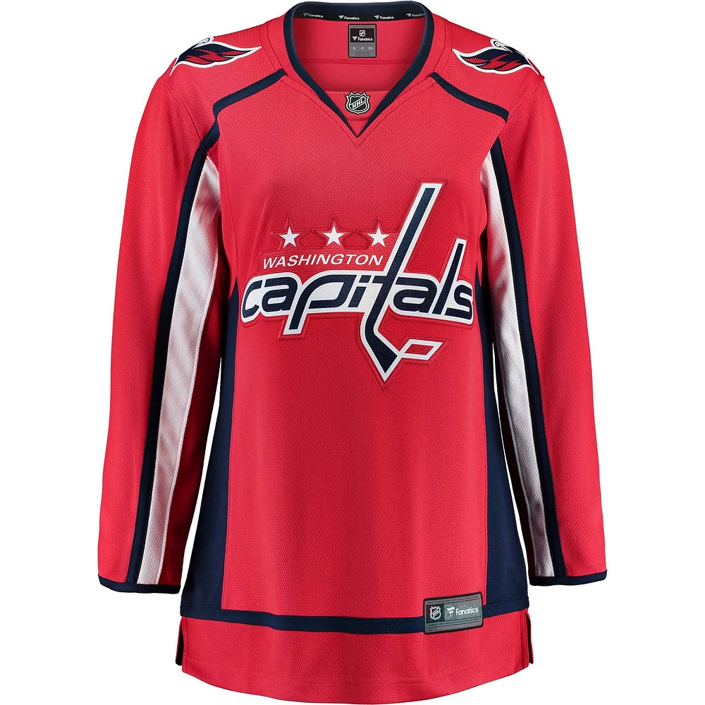 Women's Fanatics Red Washington Capitals Breakaway Home - Blank Jersey