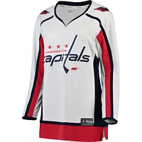 Women's Fanatics White Washington Capitals Away Breakaway - Blank Jersey