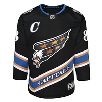 Youth Alexander Ovechkin Black Washington Capitals Alternate 50th Anniversary Premier Player Jersey