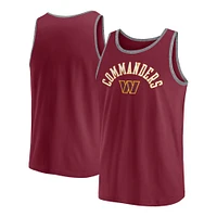 Men's Fanatics Burgundy Washington Commanders Bet Tank Top