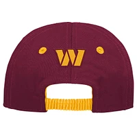 Chapeau flexible pour bébé bordeaux/or Washington Commanders My First Tail Sweep Slouch Flex