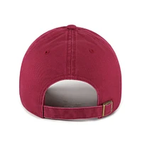 Men's '47 Burgundy Washington Commanders Script Clean Up Adjustable Hat