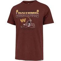 Men's '47 Burgundy Washington Commanders Time Lock Franklin T-Shirt