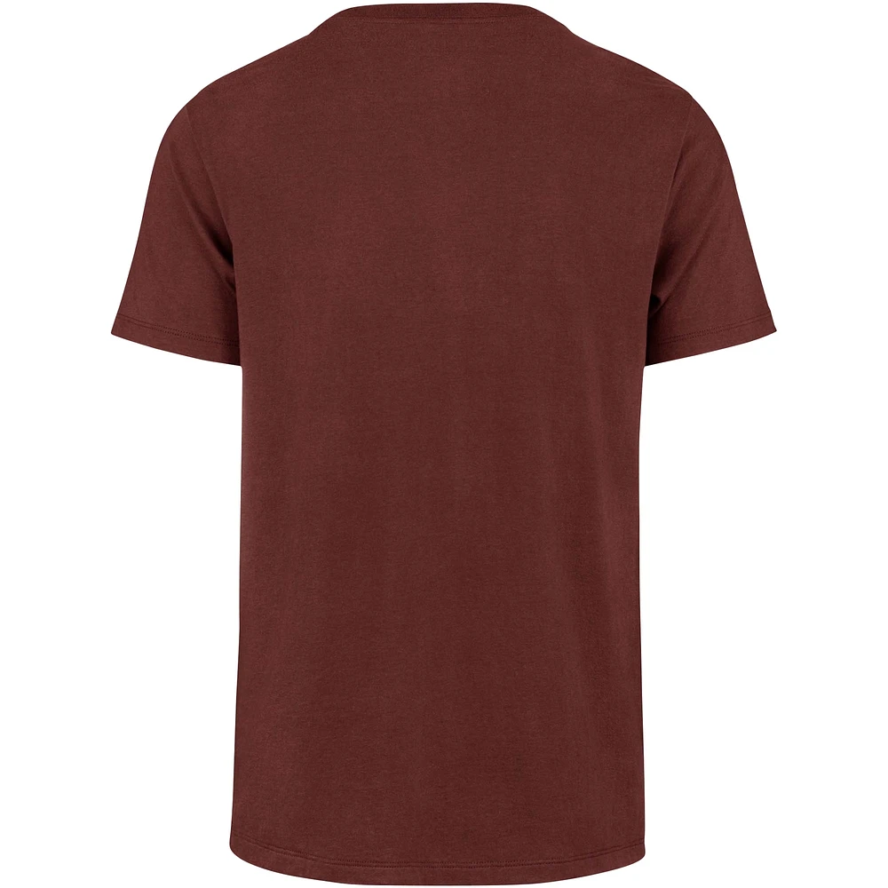 Men's '47 Burgundy Washington Commanders Time Lock Franklin T-Shirt