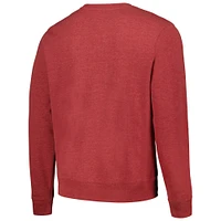 Men's '47 Heathered Burgundy Washington Commanders Bypass Tribeca Pullover Sweatshirt