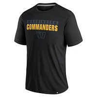 Men's Fanatics  Black Washington Commanders Defender Blackout T-Shirt