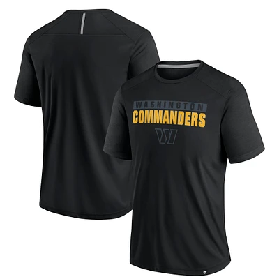 T-shirt noir Washington Commanders Defender Blackout pour homme