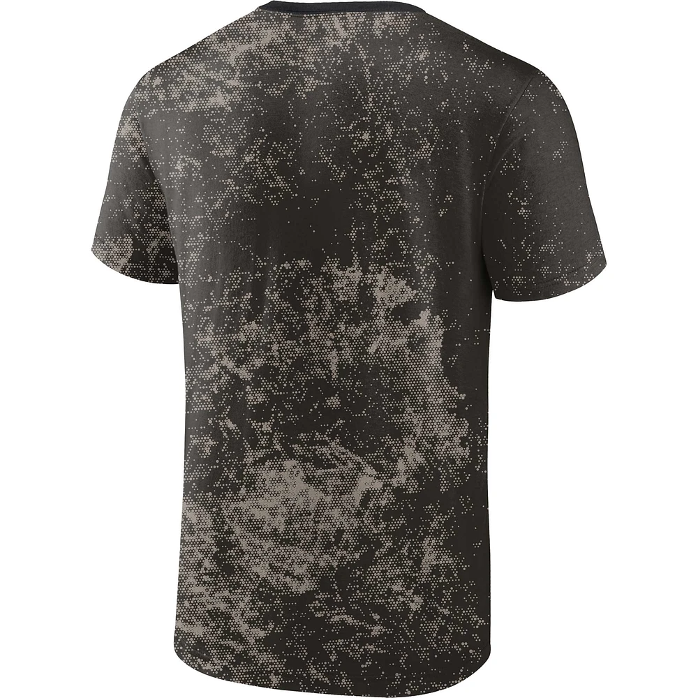 T-shirt noir Shadow Fanatics pour hommes, Washington Commanders