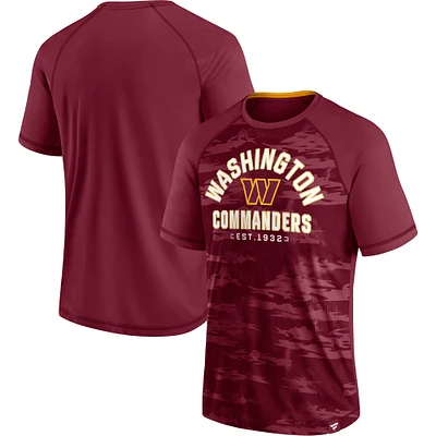 T-shirt raglan Fanatics bordeaux Washington Commanders Hail Mary pour hommes