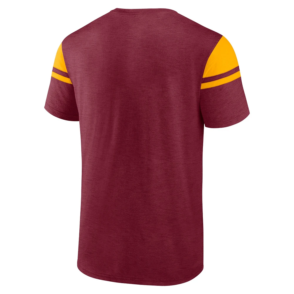 T-shirt flammé Old School Play Fanatics bordeaux Washington Commanders pour hommes