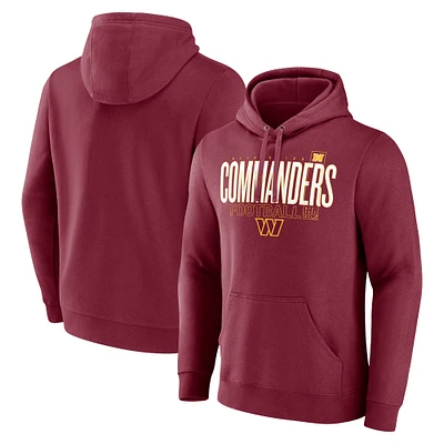 Sweat à capuche enfiler Pylon Outline de Washington Commanders Fanatics Bordeaux pour hommes