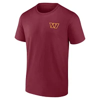 T-shirt papa n°1 de l'équipe Fanatics Burgundy Washington Commanders pour hommes