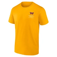 Men's Fanatics Gold Washington Commanders Repeat Stats T-Shirt