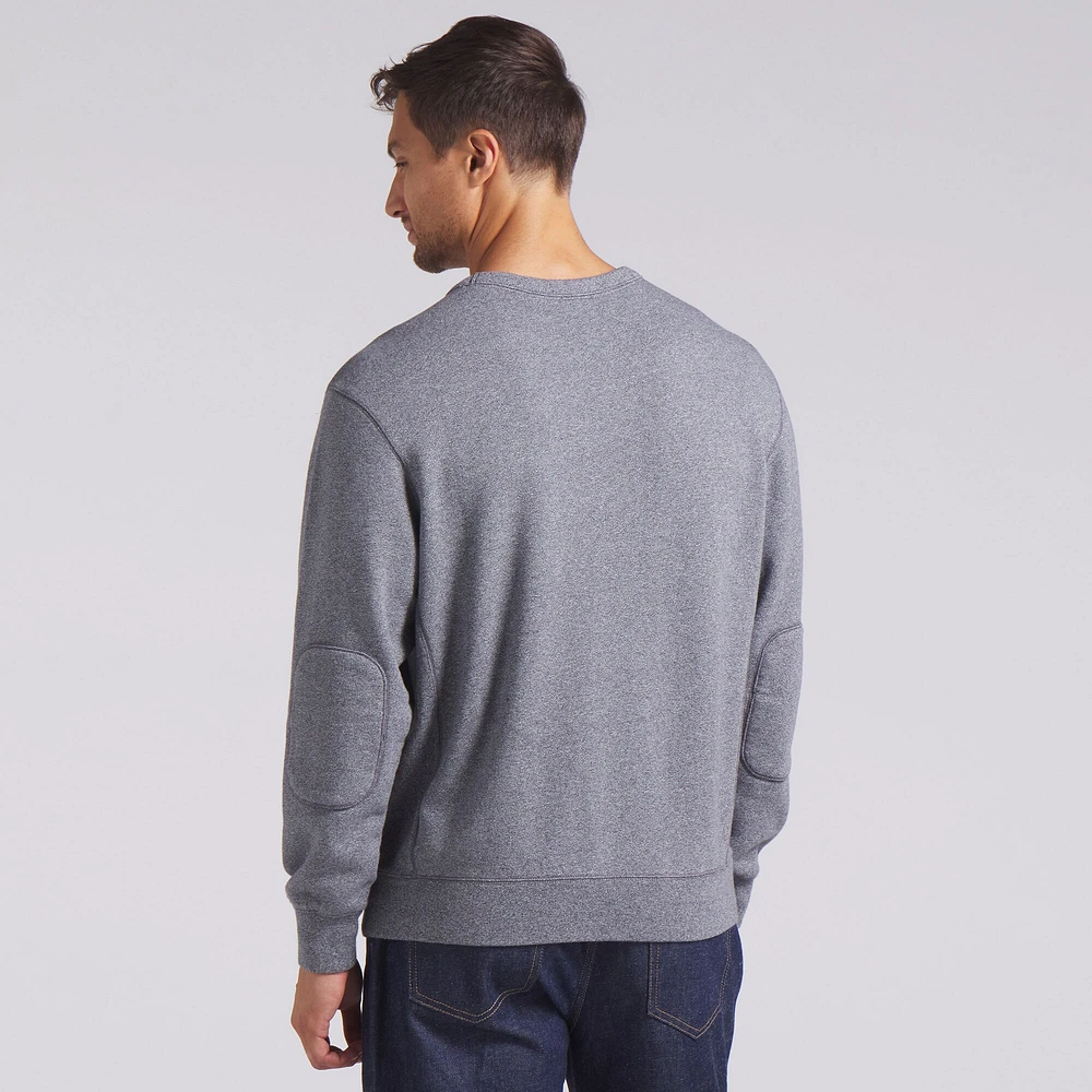 Men's Fanatics  Heather Gray Washington Commanders Loop Terry Pullover Sweatshirt