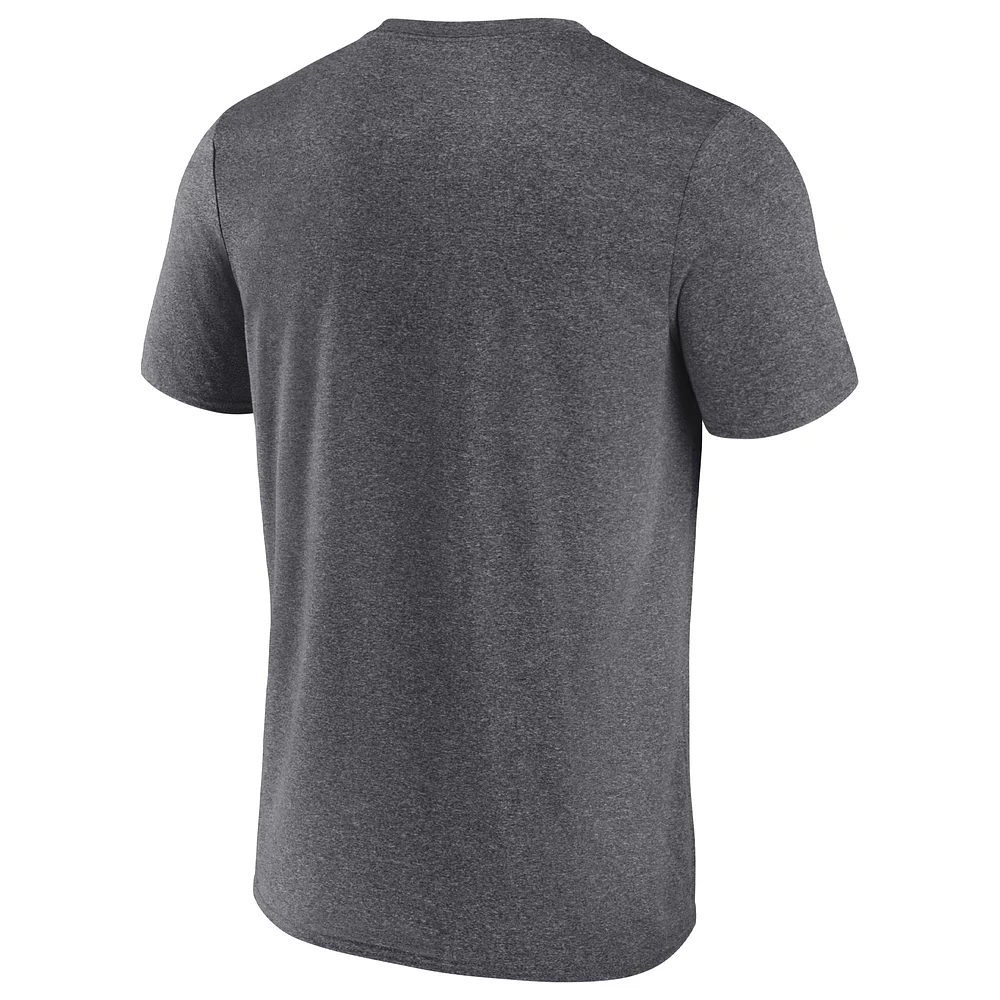 Men's Fanatics Heathered Charcoal Washington Commanders Want To Play T-Shirt