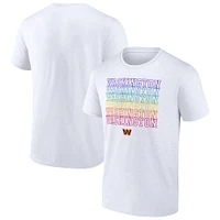 T-shirt blanc de l'équipe Fanatics Washington Commanders City Pride pour hommes