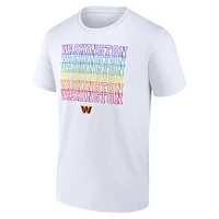 T-shirt blanc de l'équipe Fanatics Washington Commanders City Pride pour hommes