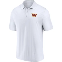 Men's Fanatics White Washington Commanders Component Polo