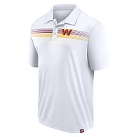 Men's Fanatics White Washington Commanders Victory For Us Interlock Polo