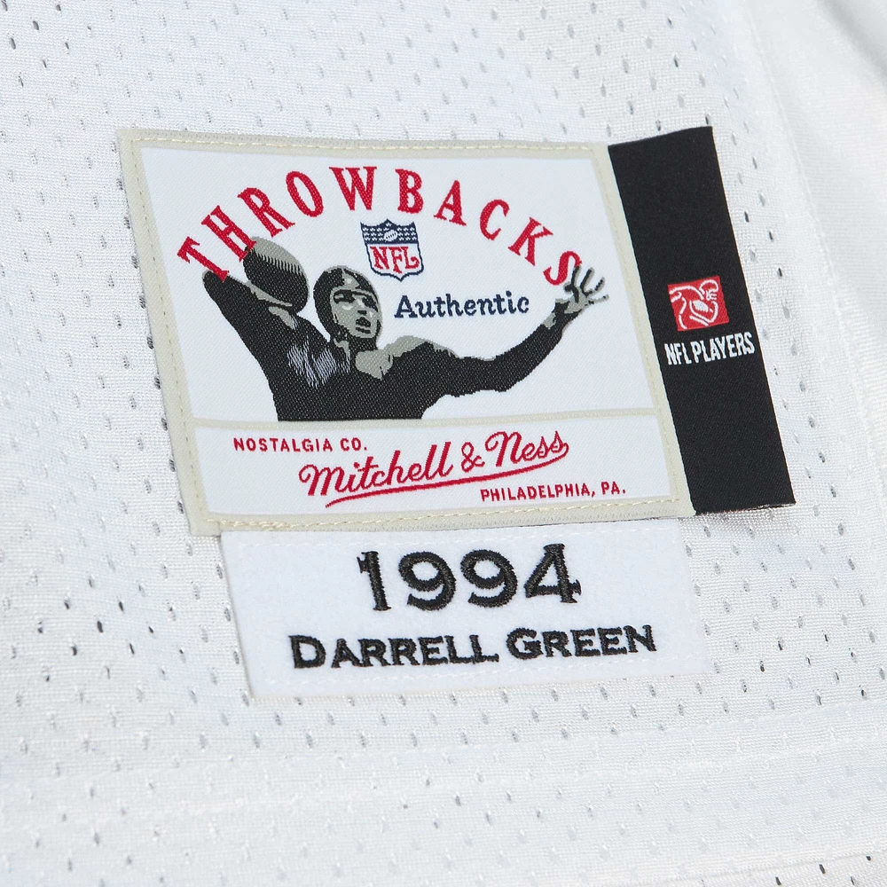 Men's Mitchell & Ness Darrell Green White Washington Commanders 1994 Authentic Throwback Retired Player Jersey